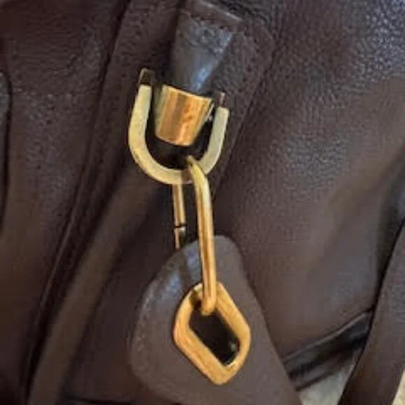 Cloe Paraty Pebbled Leather Bag medium - Picture 4 of 12